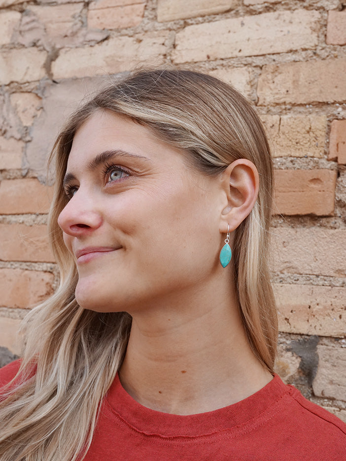 Turquoise Marquise Earrings