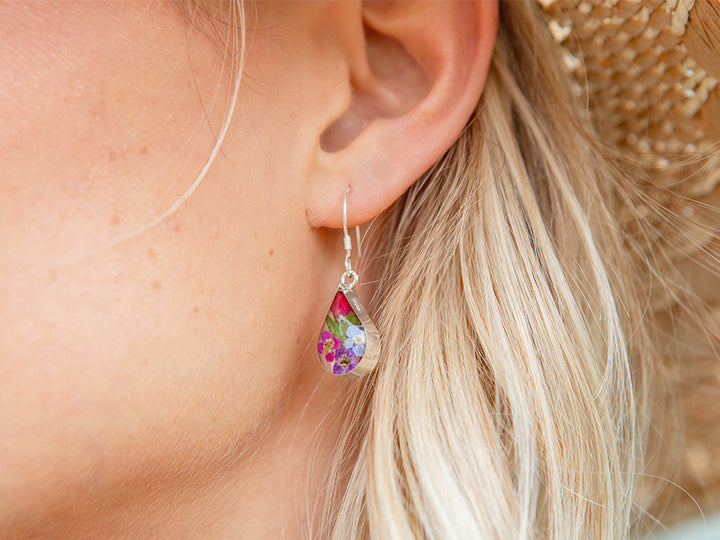 Primavera Earring, Small Teardrop on Hook