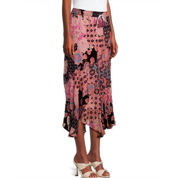 Johnny Was Chamylla Burnout Skirt