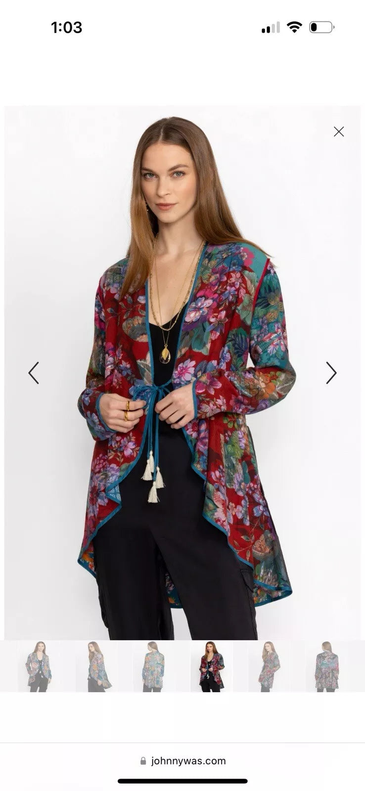 Johnny Was Lapham Ryder Coat