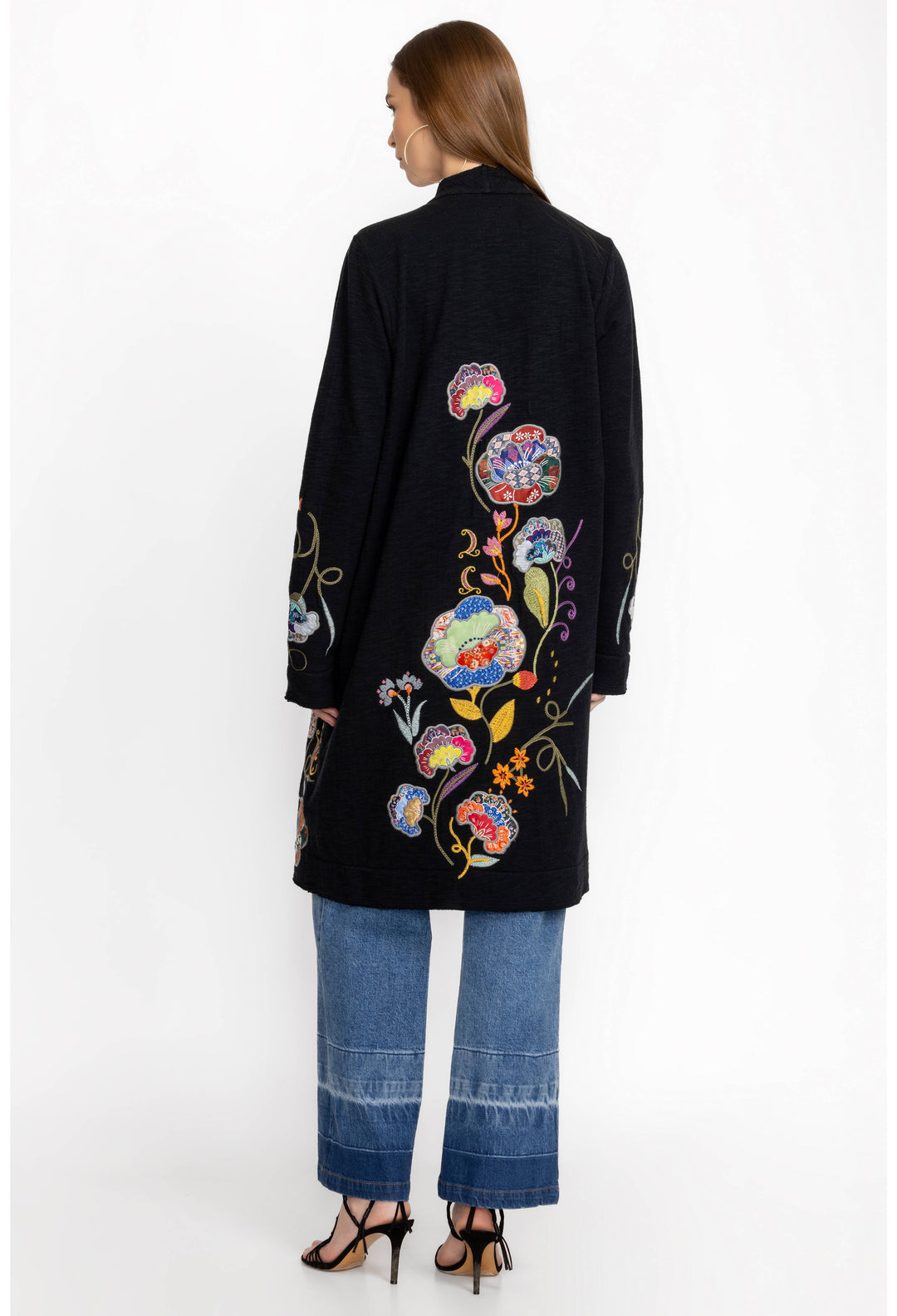 Johnny Was Taria Applique Cardigan
