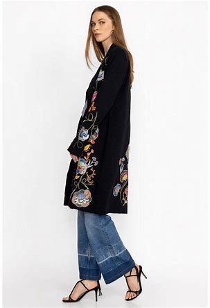 Johnny Was Taria Applique Cardigan