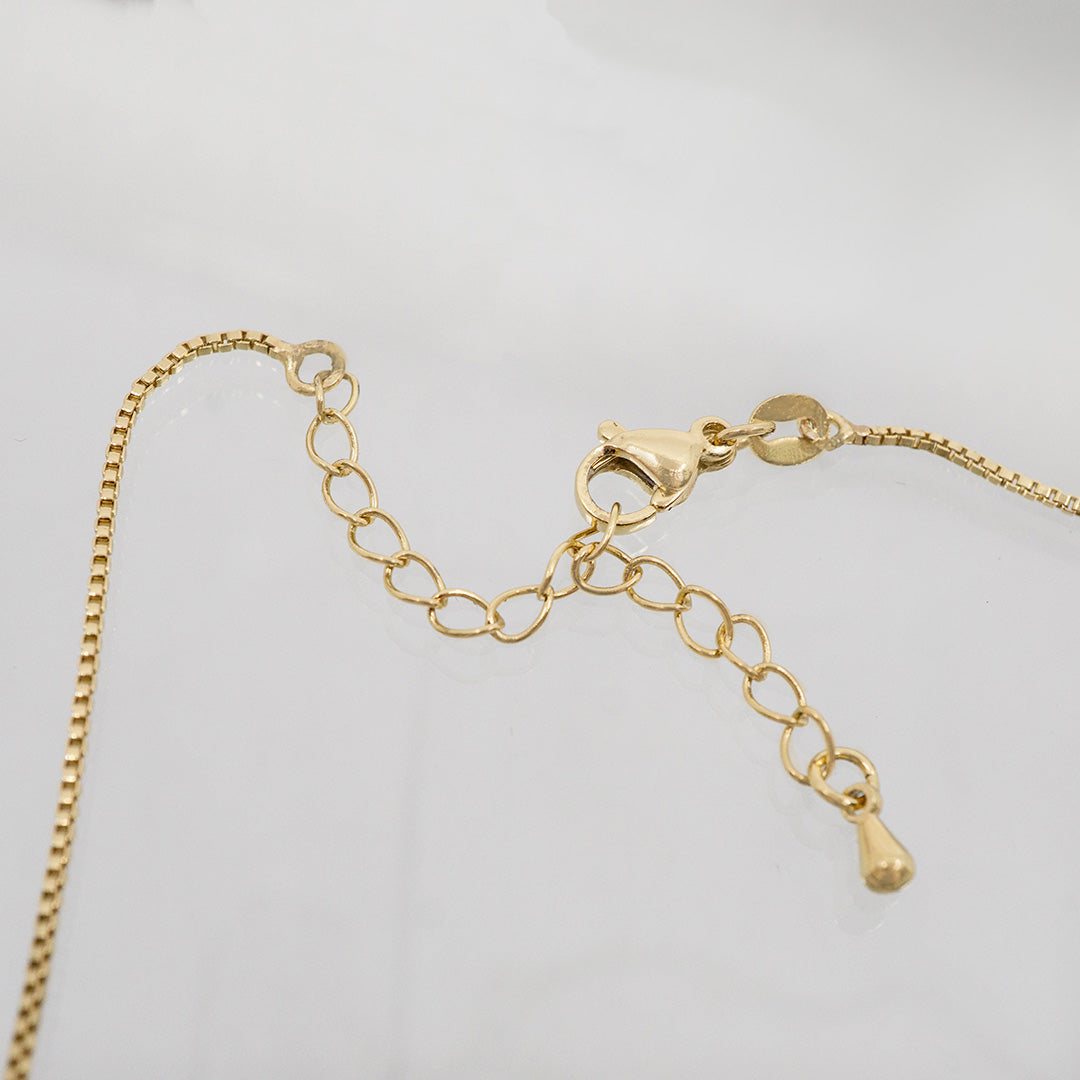 Pink Barrel Charm Necklace