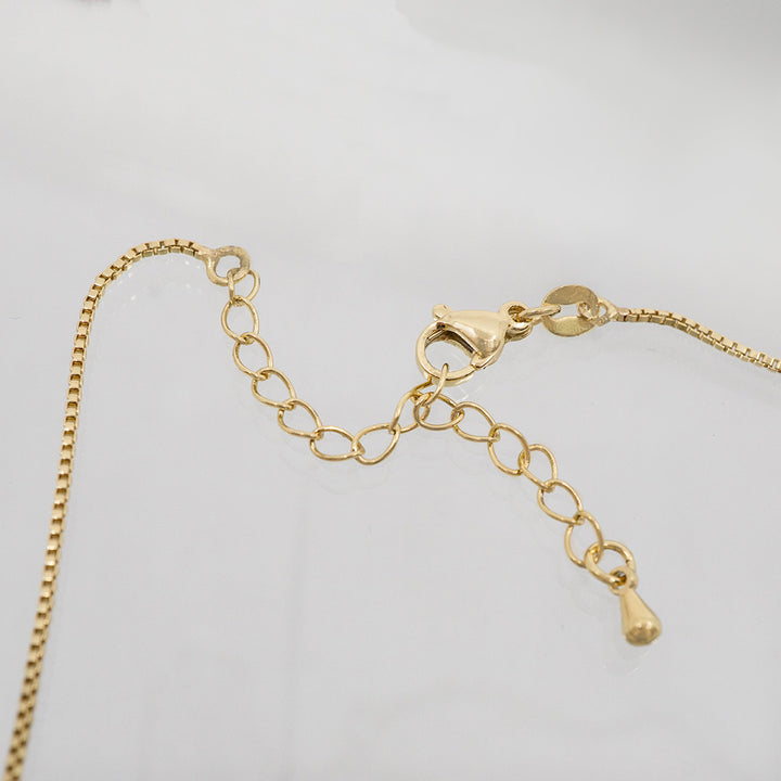 Pink Barrel Charm Necklace