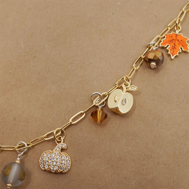 Autumn Vibes Charm Necklace