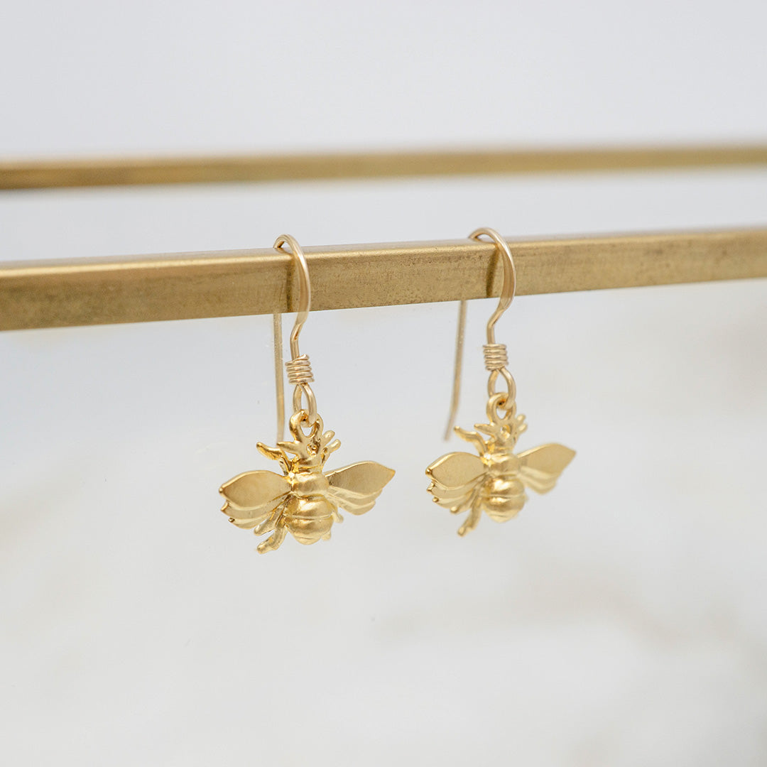 Bee Earring on Hook