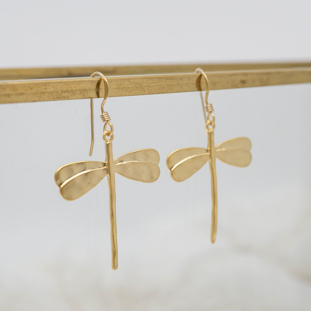 Dragonfly Earring on Hook