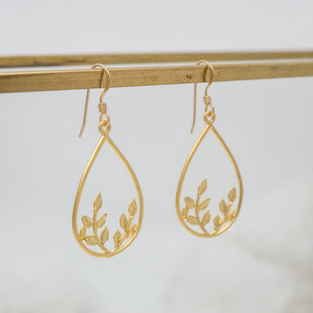 Vines Teardrop Earrings