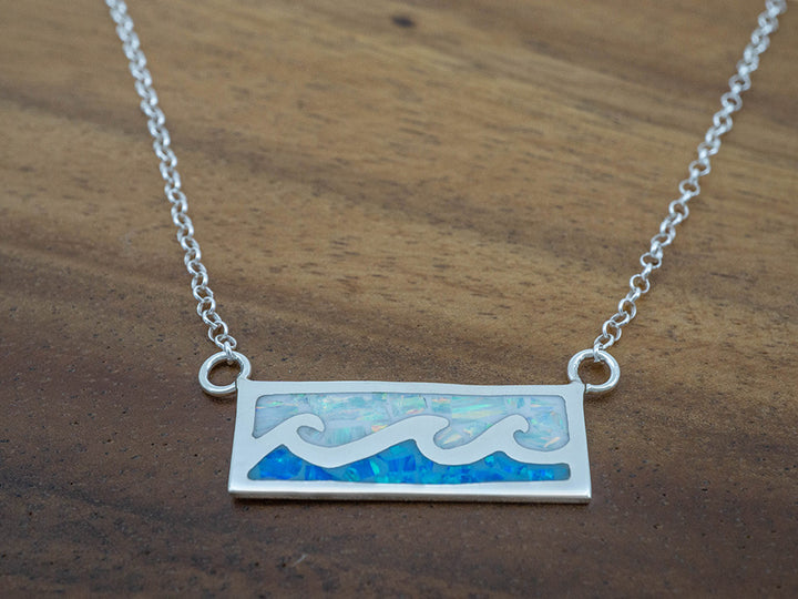 Opal Waves Necklace