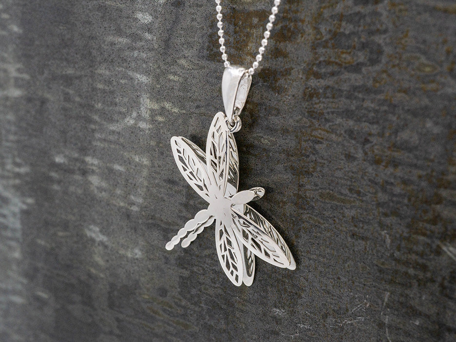 Two-Piece Dragonfly Pendant