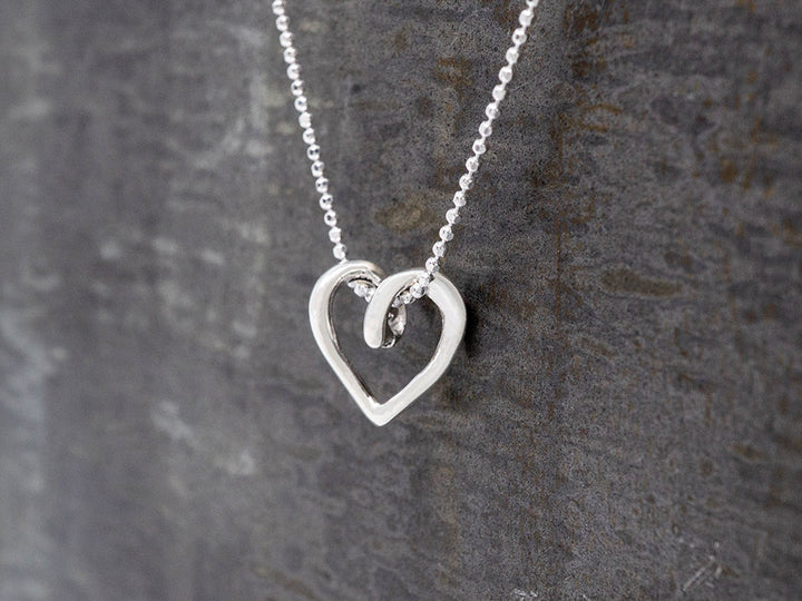 Curlicue Heart Pendant
