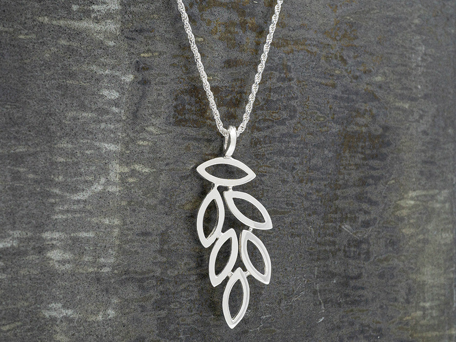 Leaf Cluster Pendant