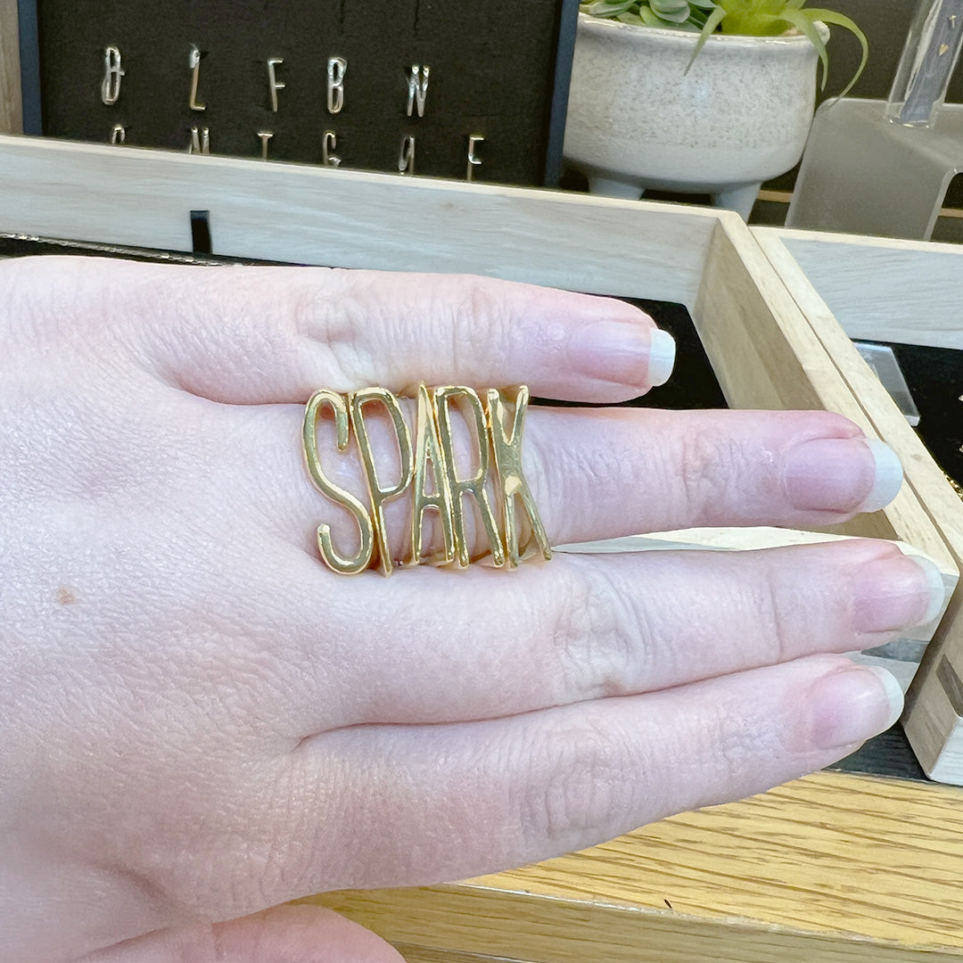 Letter Ring – Corazon Sterling Silver from Taxco