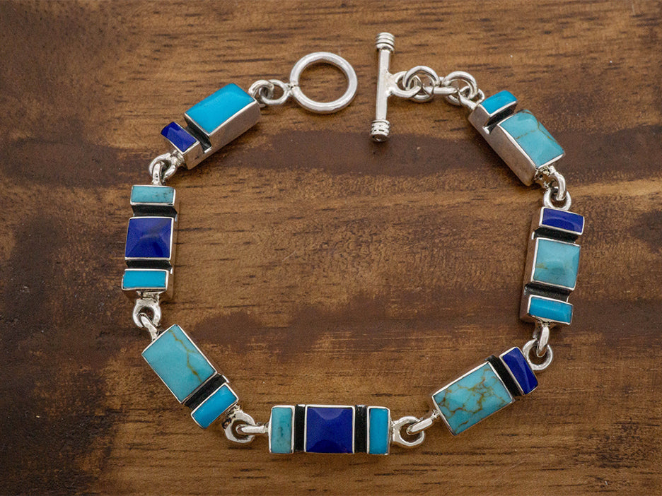 Azul Mosaic Links Bracelet