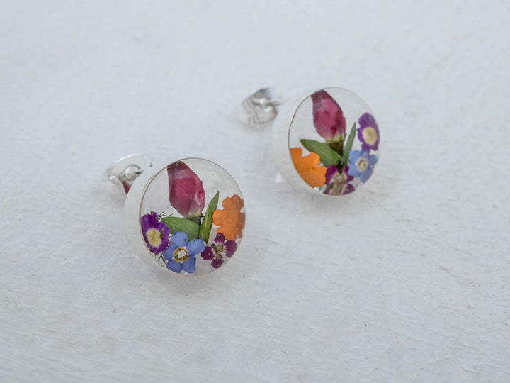 Primavera Earring, Small Round on Post