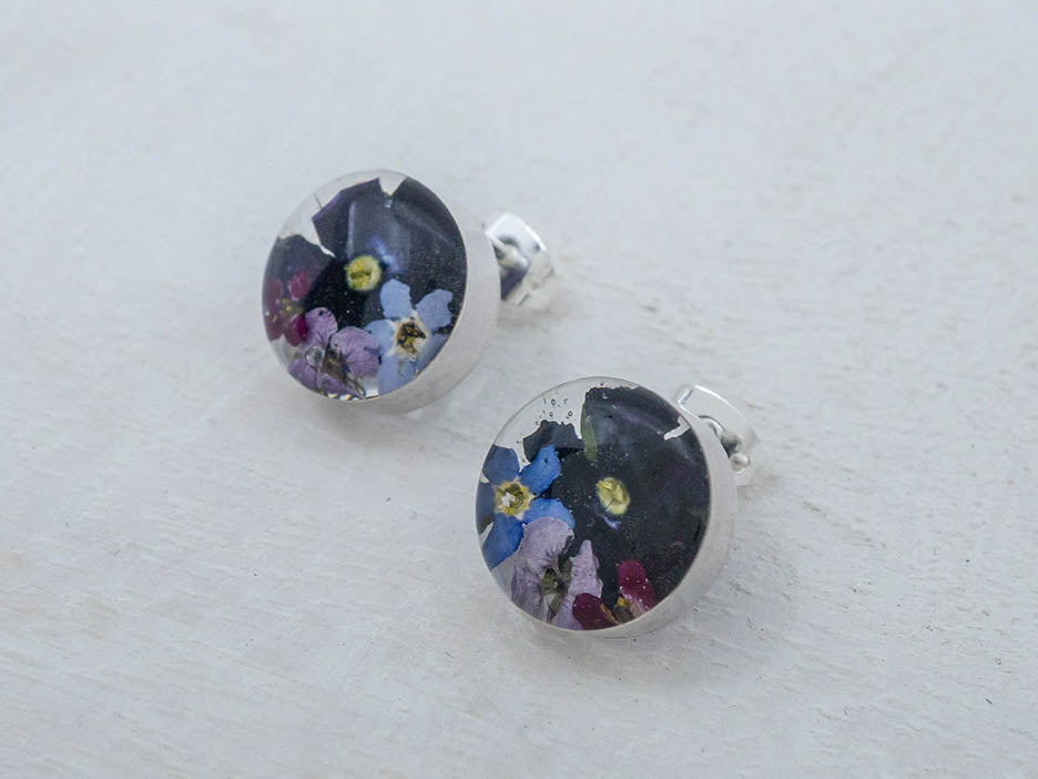 Primavera Earring, Small Round on Post