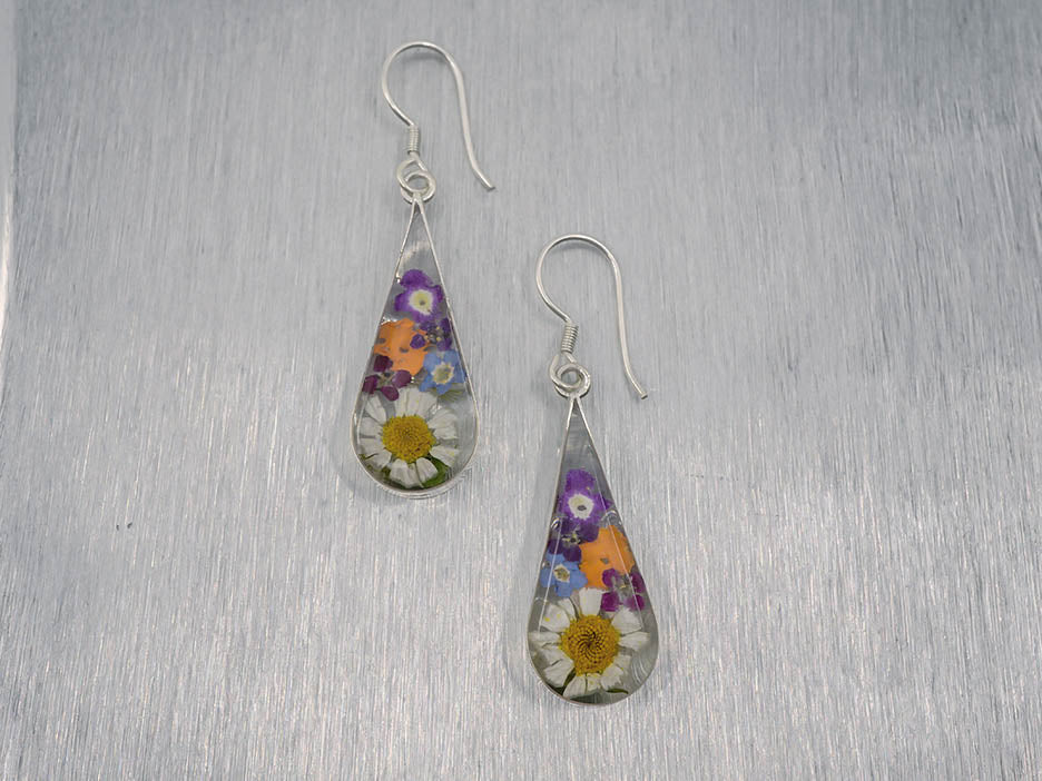 Primavera Earring, Medium Teardrop on Hook