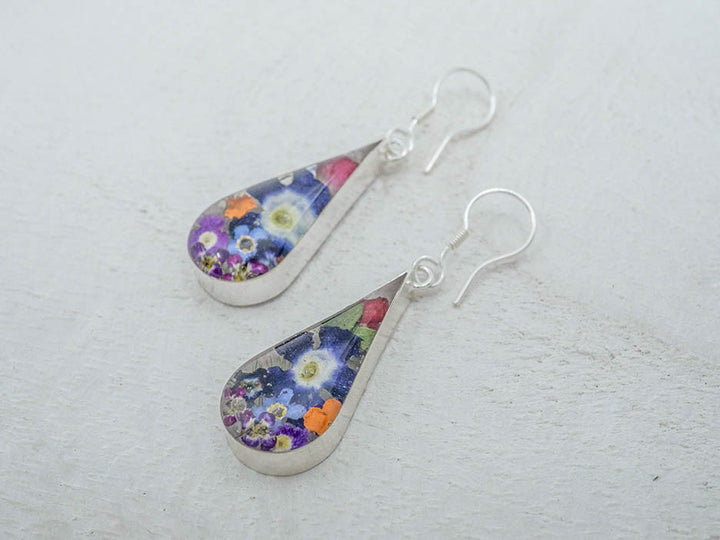 Primavera Earring, Medium Teardrop on Hook