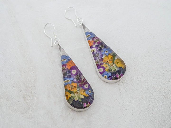 Primavera Earring, Large Teardrop on Hook