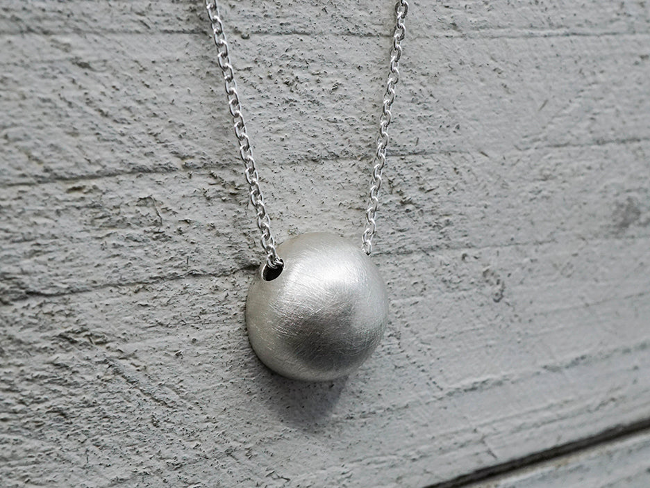 Scoured Dome Necklace