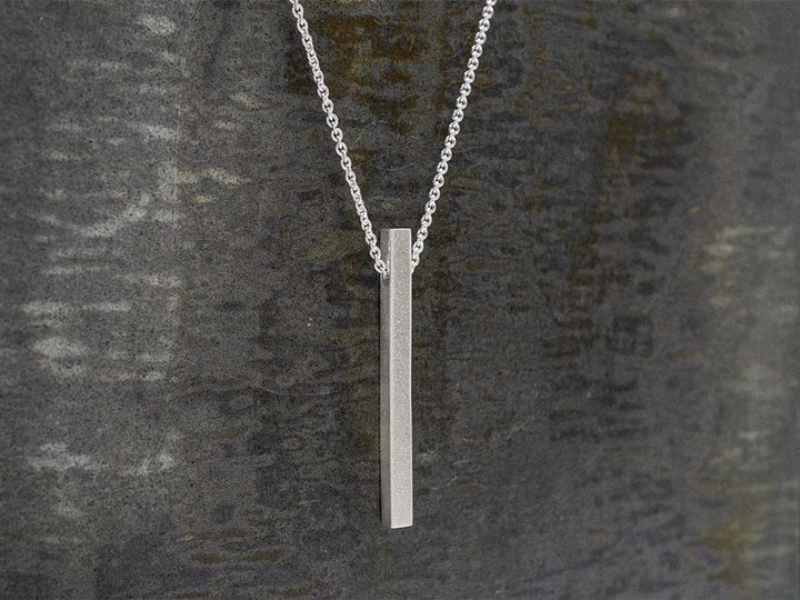 Scoured Pendulum Necklace