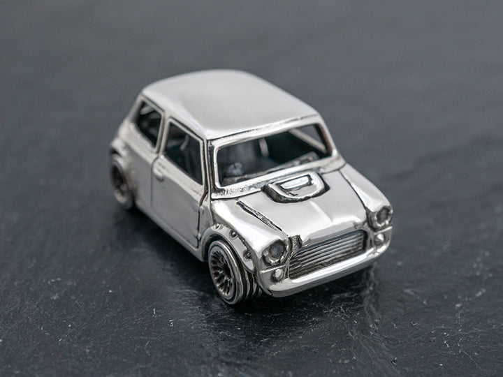 Silver Mini Cooper