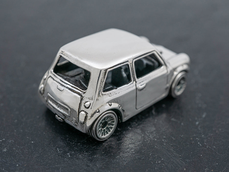 Silver Mini Cooper