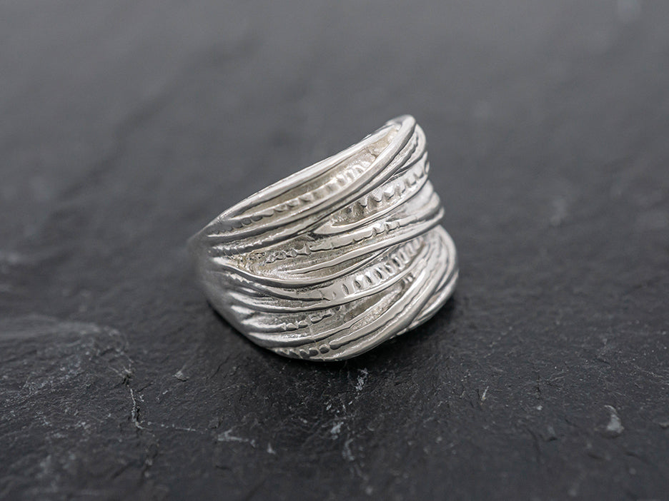 Wide Braided Ring