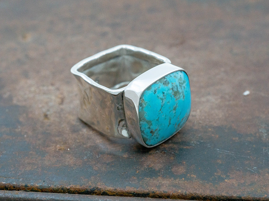 Silver Turquoise Toe Ring – The Chandi Studio