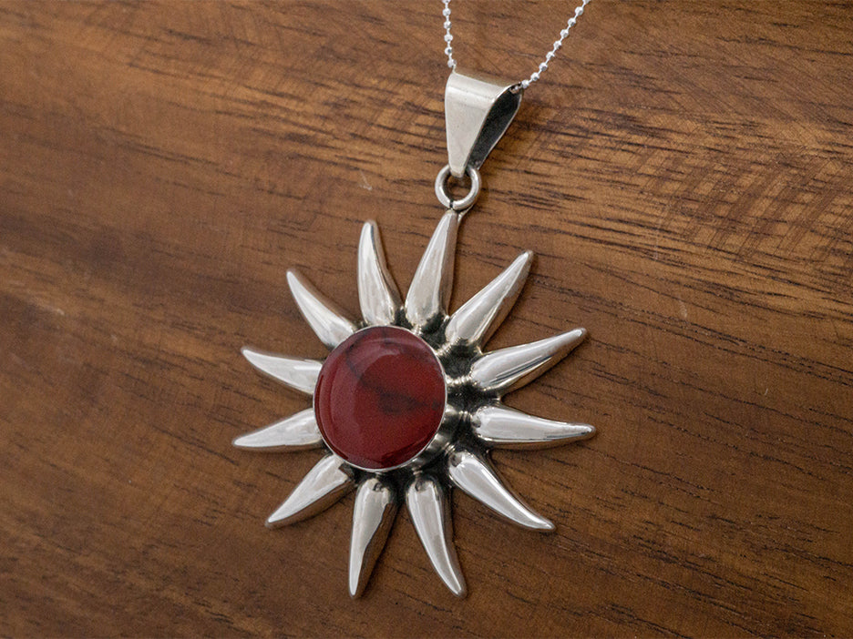 Red Jasper Sunburst