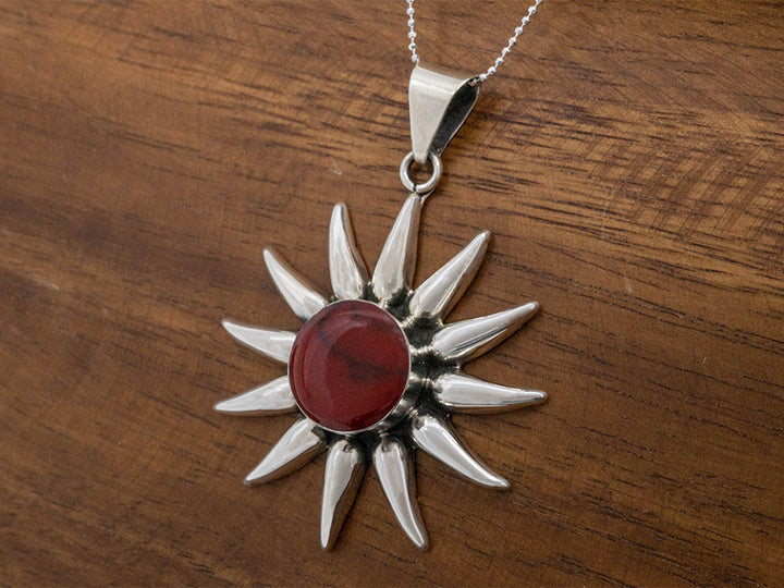 Red Jasper Sunburst