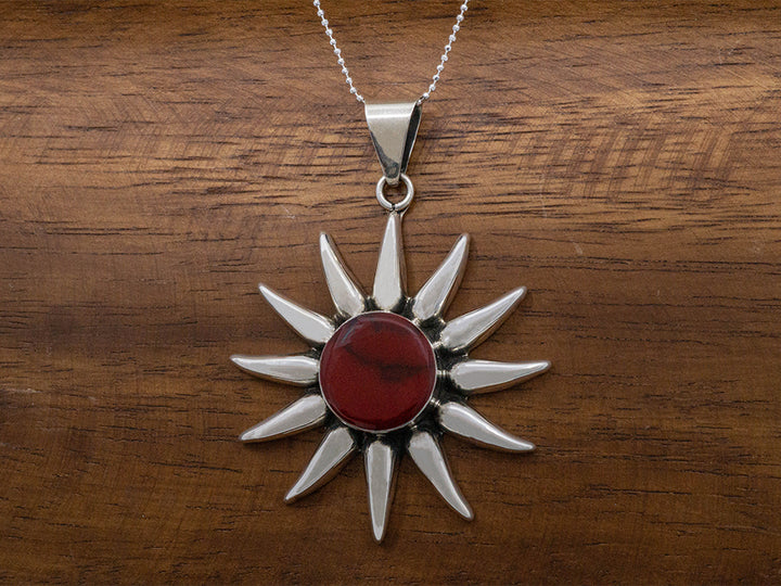 Red Jasper Sunburst