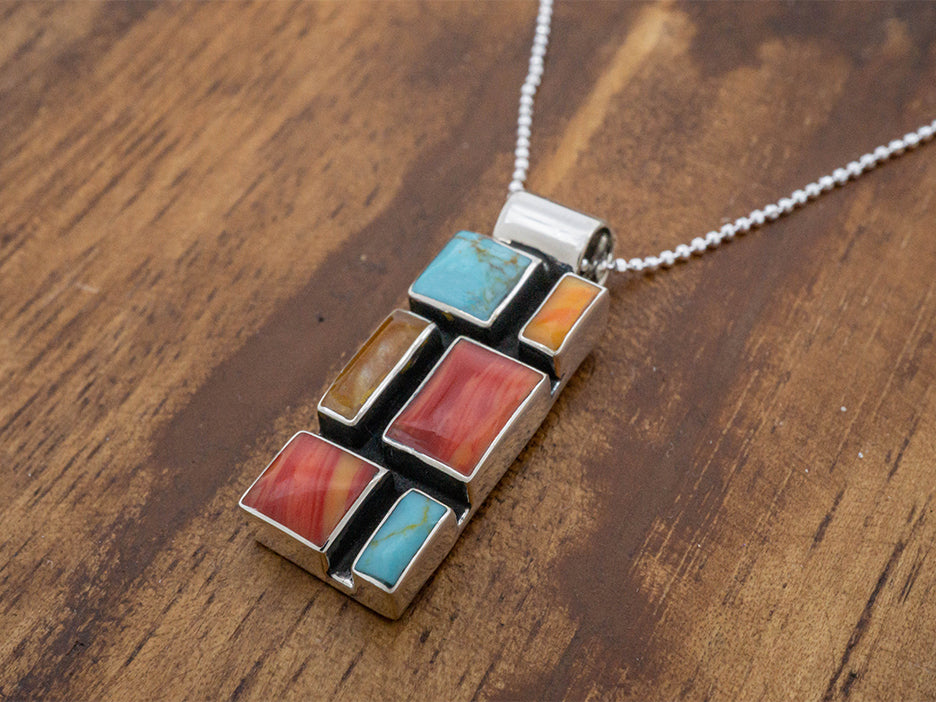 Medium Tejano Mosaic Pendant