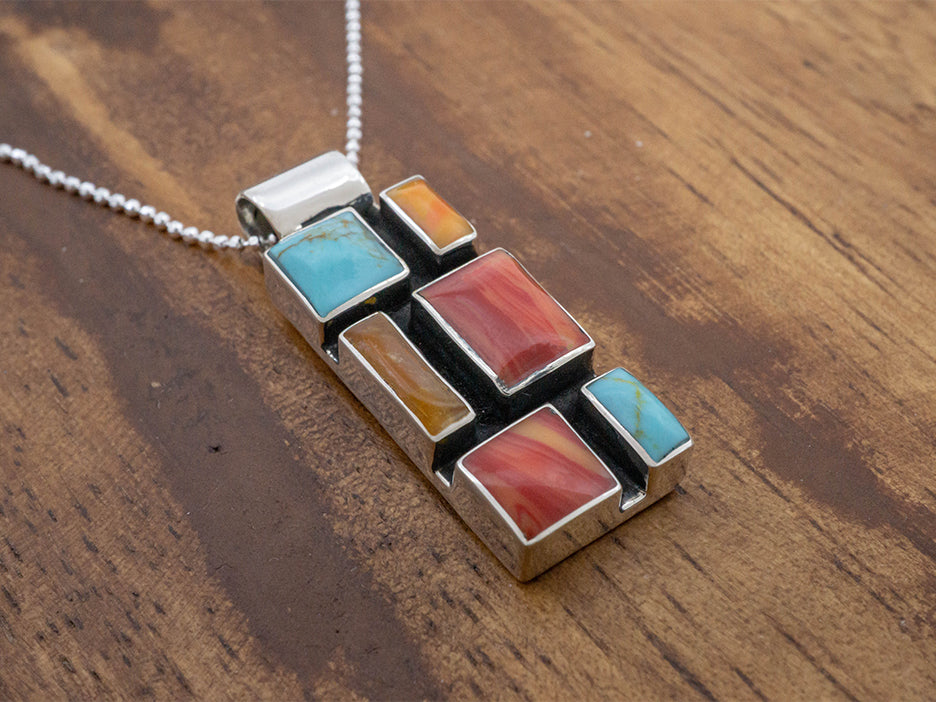 Medium Tejano Mosaic Pendant