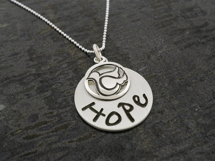 Sterling Silver Hope Pendant