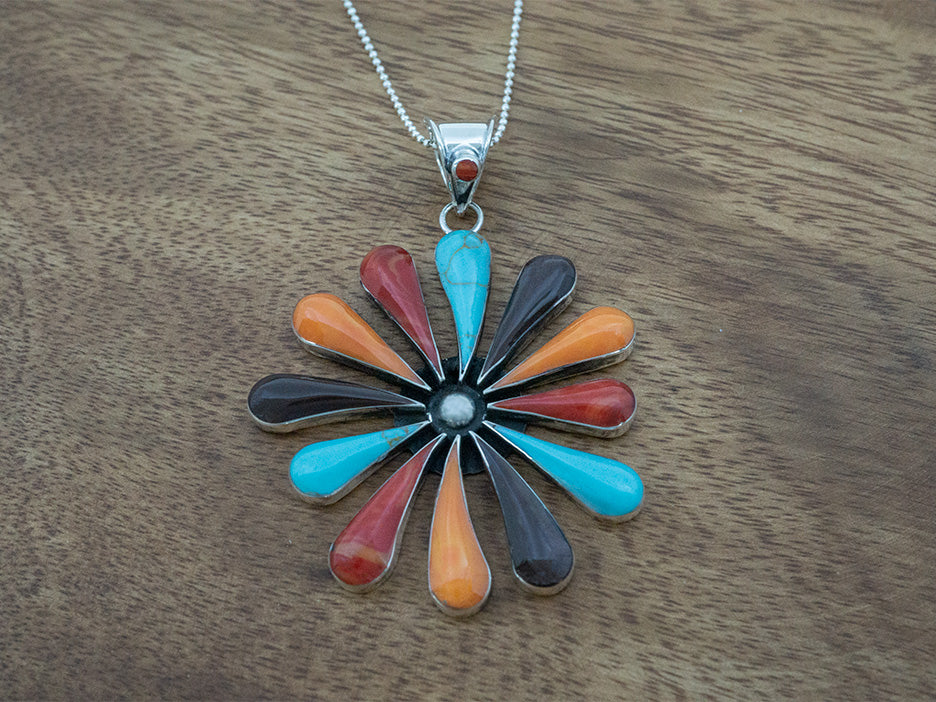 Tejano Daisy Pendant