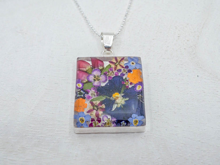 Primavera Necklace, Large Rectangle