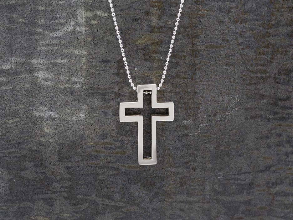 Cross Silhouette Pendant