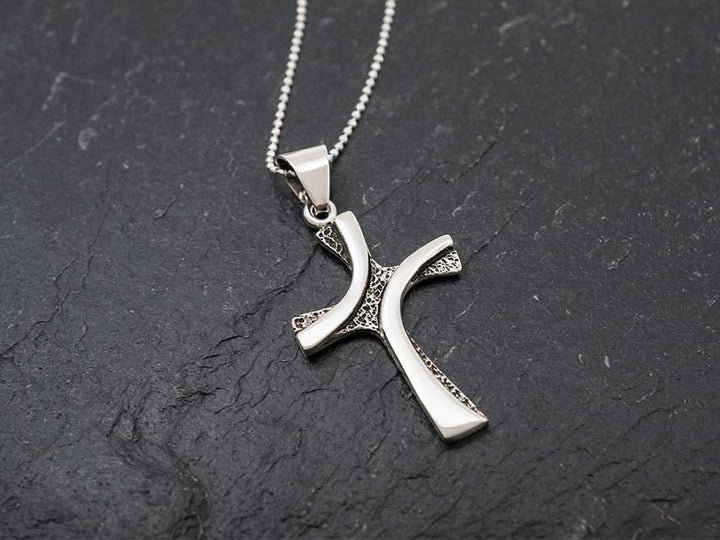 Asymmetrical Cross Pendant