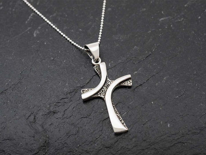 Asymmetrical Cross Pendant