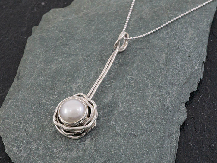 Pearl on Stem Pendant