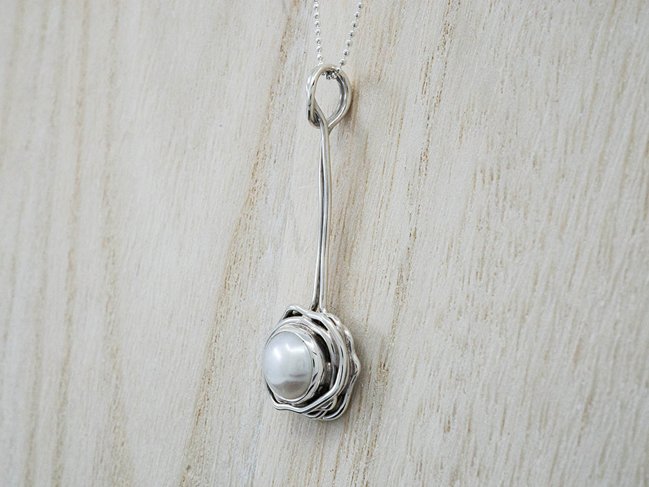 Pearl on Stem Pendant