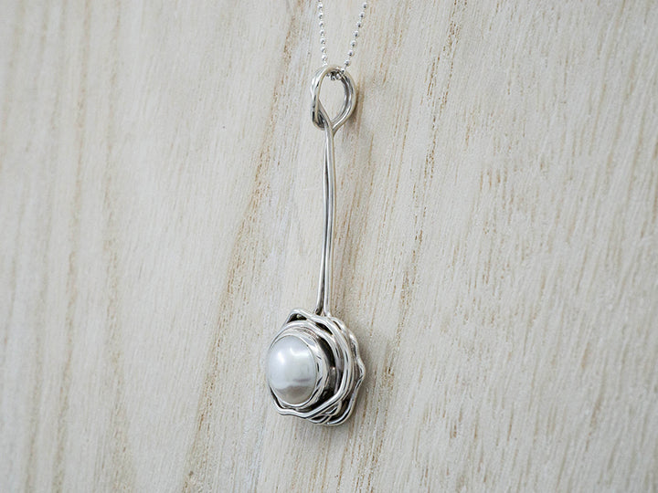 Pearl on Stem Pendant